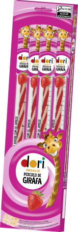 Pescoço de Girafa Morango 30x30g