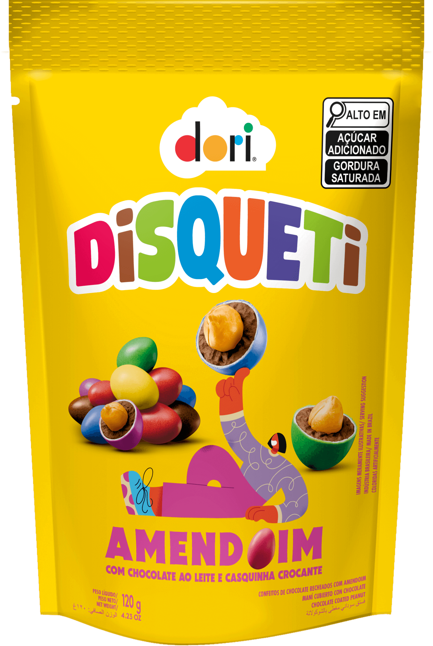 Disqueti Amendoim 120g