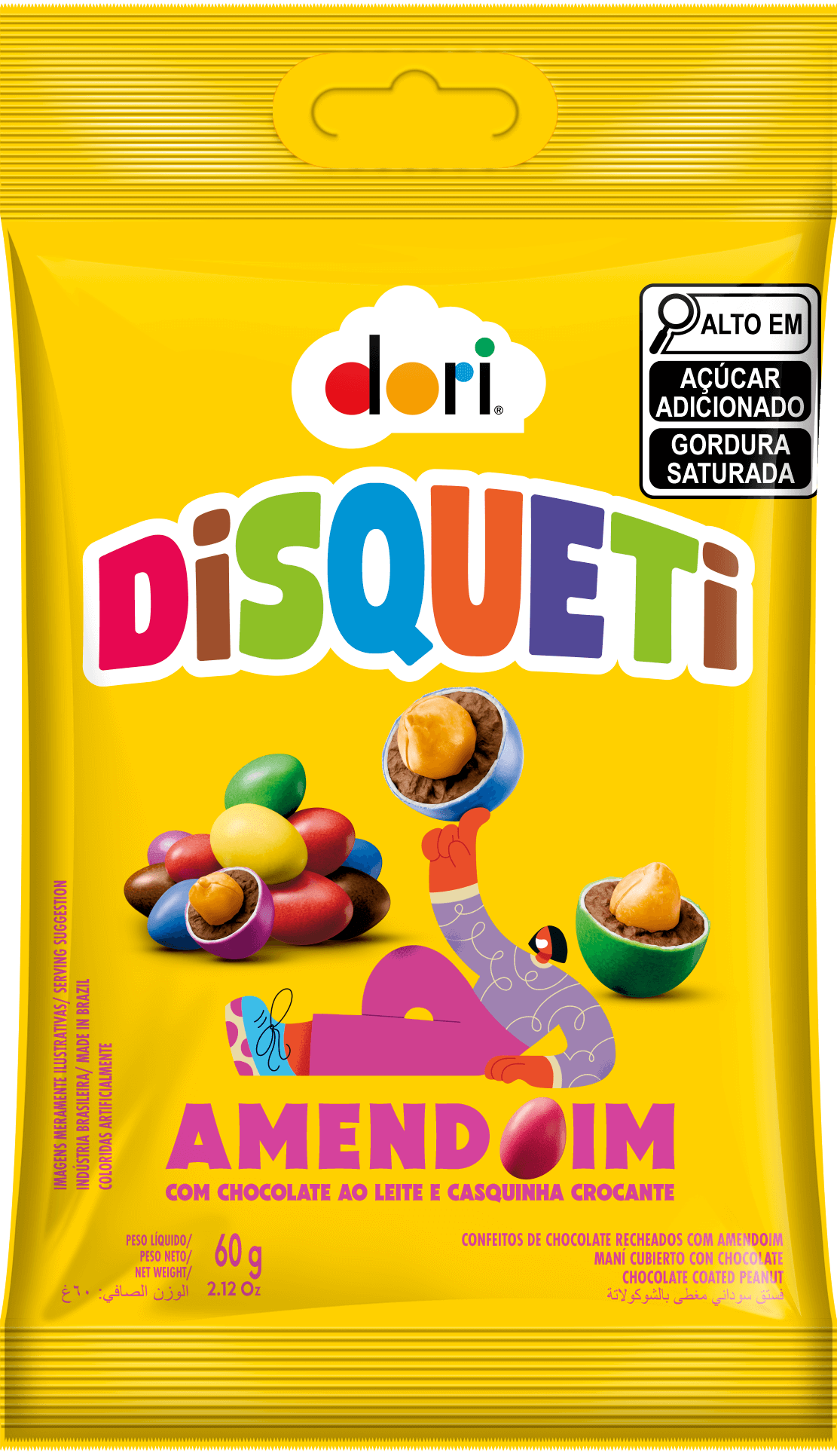 Disqueti Amendoim 60g