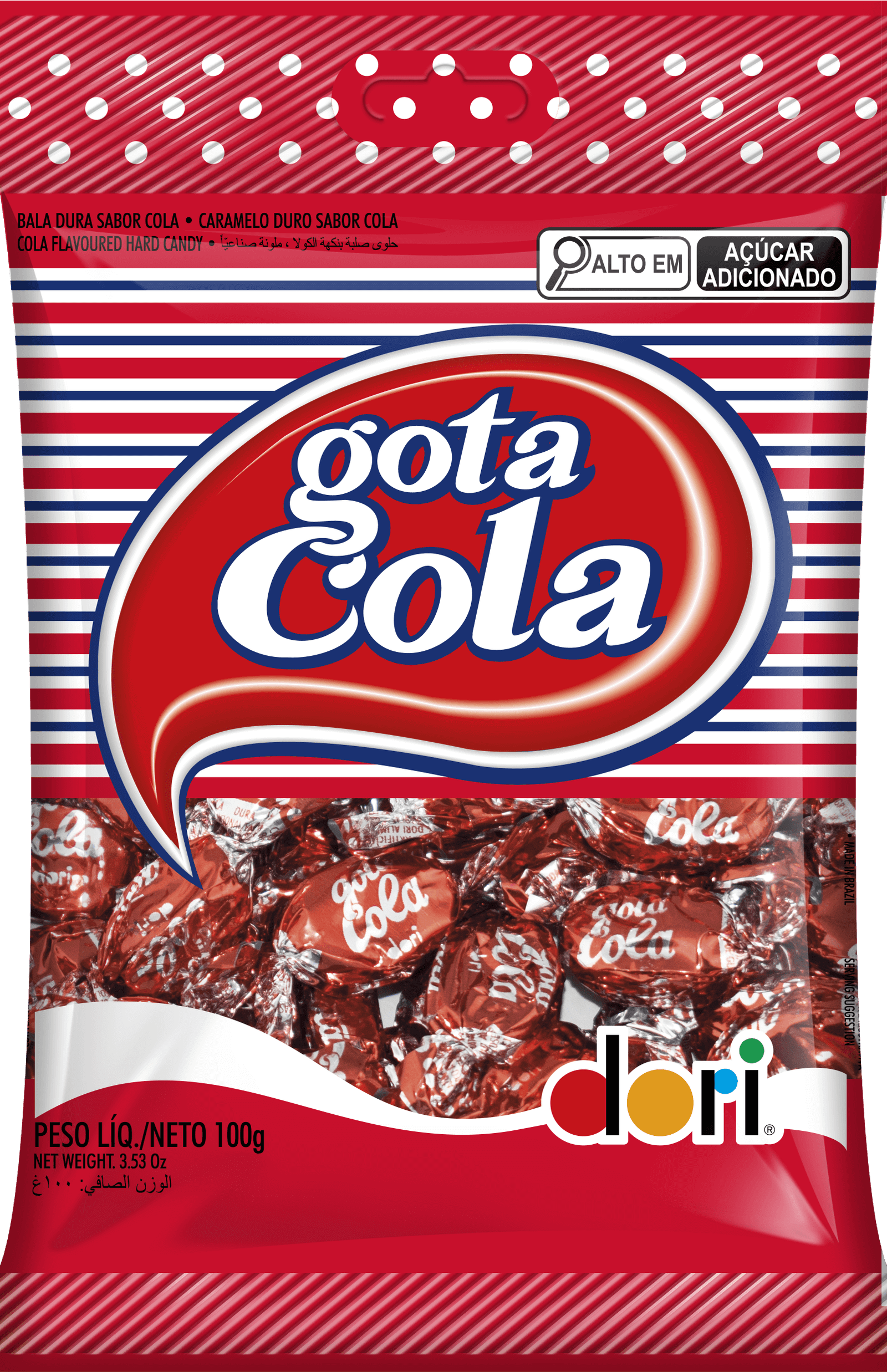Bala Gota Cola 100g