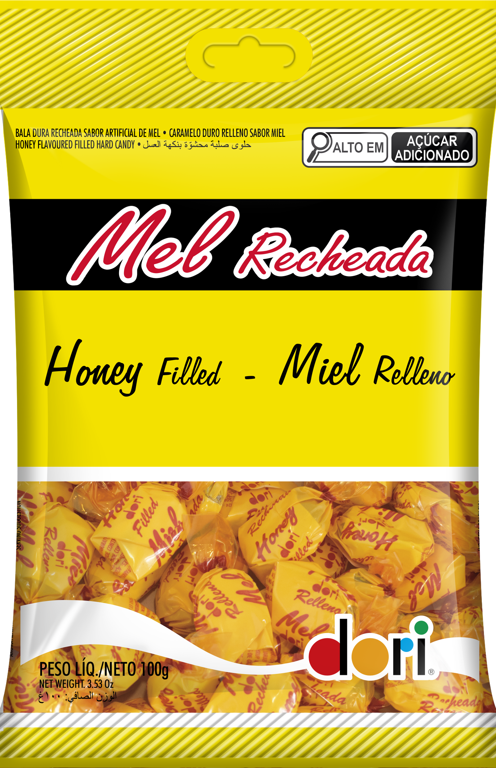 Bala Mel Recheada 100g