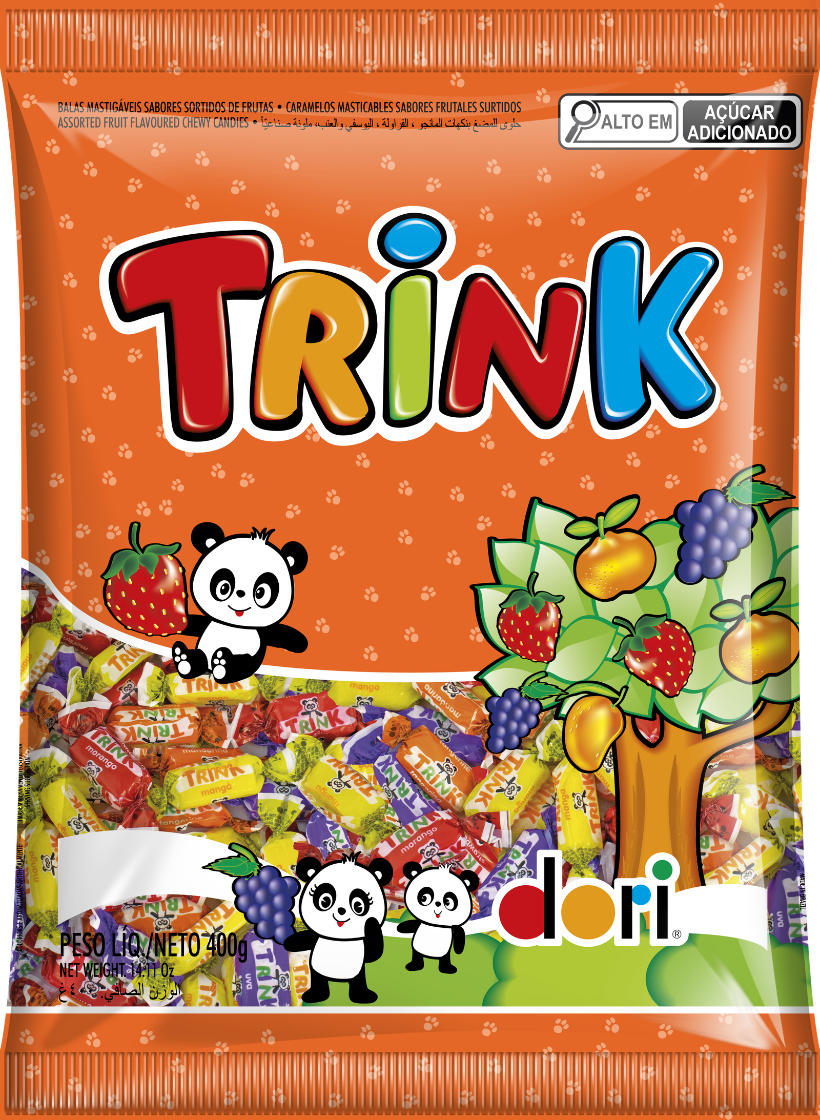 Bala Trink Frutas 600g