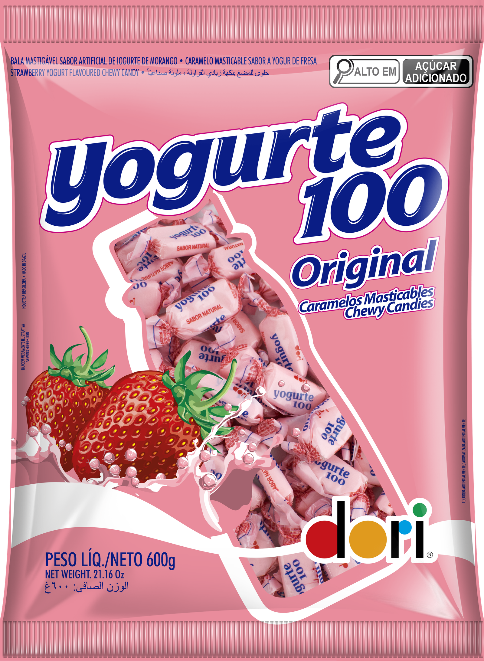 Bala Yogurte100 Original 600g