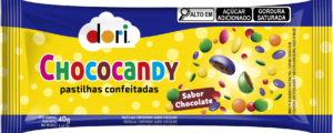 Chococandy Pastilha Confeitada Colorida 40g