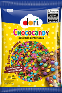 Chococandy Pastilha Confeitada Colorida 500g