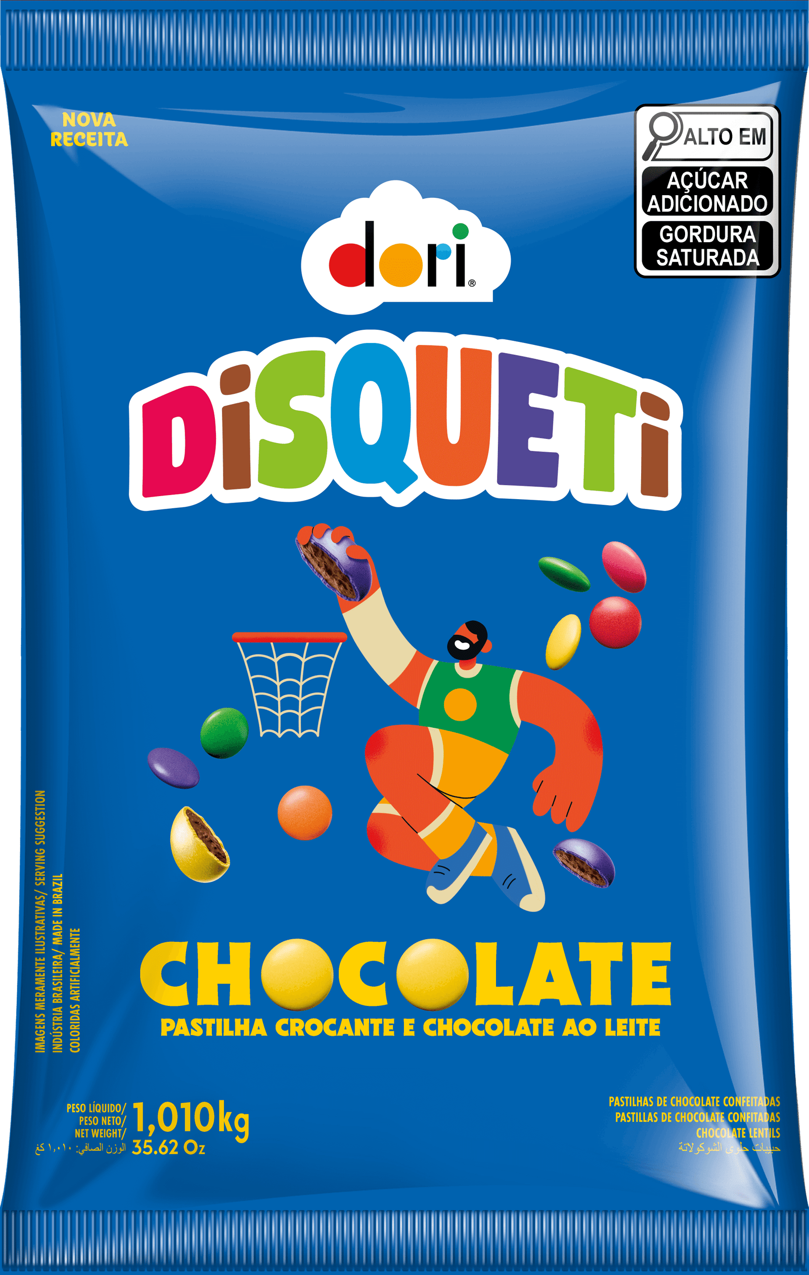Disqueti Chocolate ao Leite 1kg