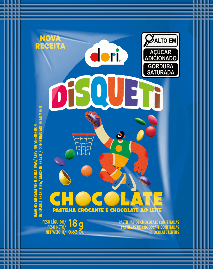 Disqueti Chocolate ao Leite 18g