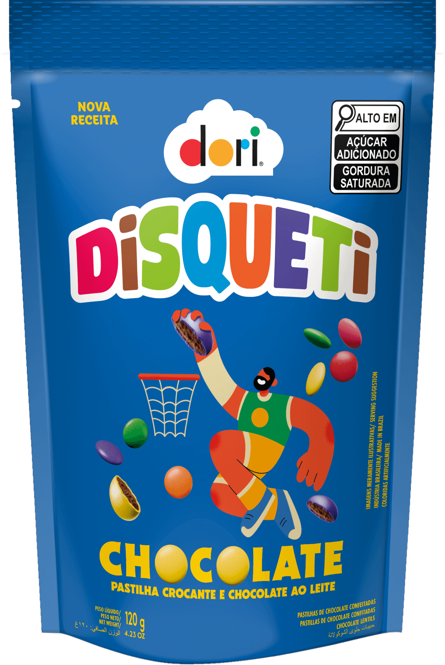 Disqueti Chocolate ao Leite 120g