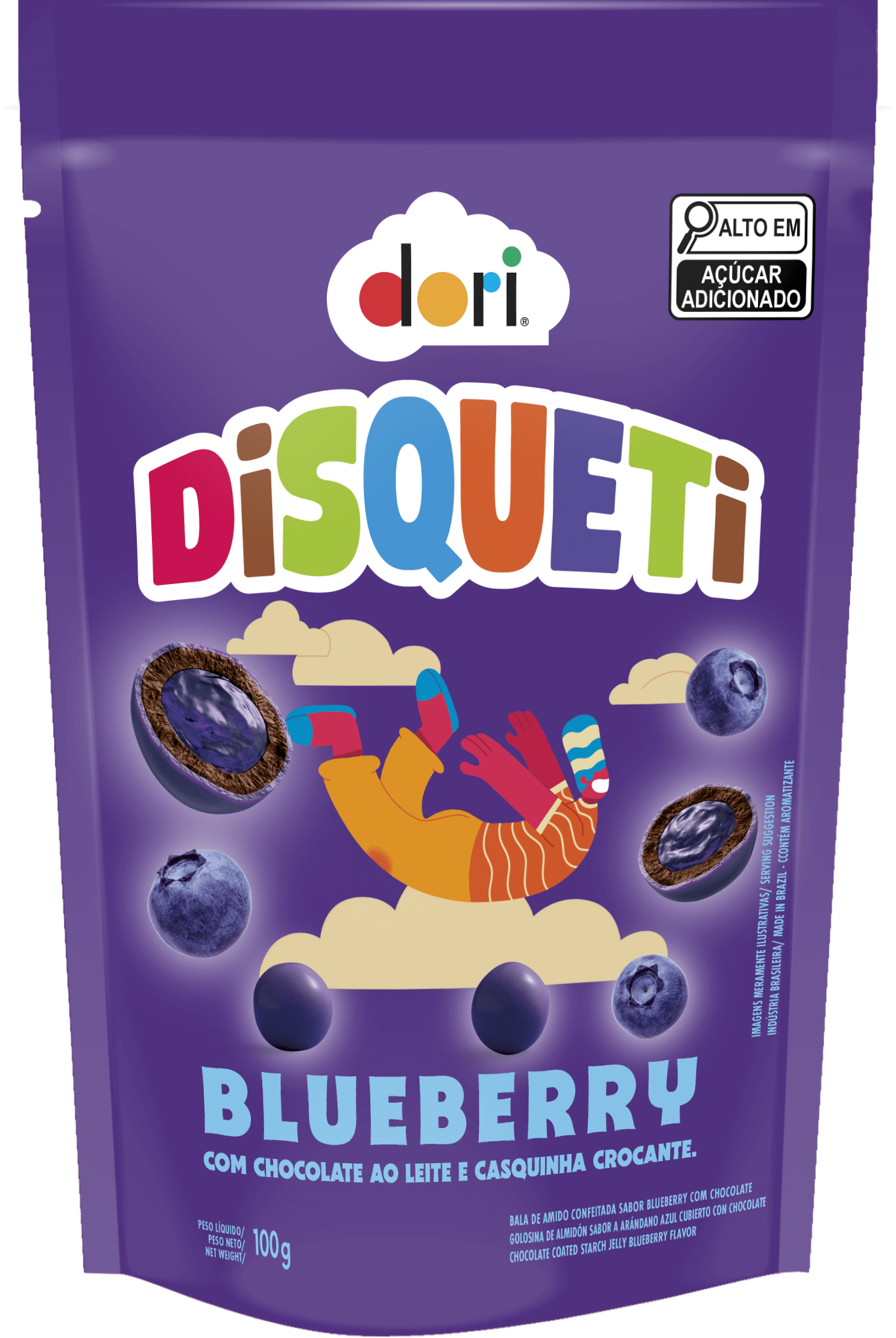 Disqueti BlueBerry Pouch 100g